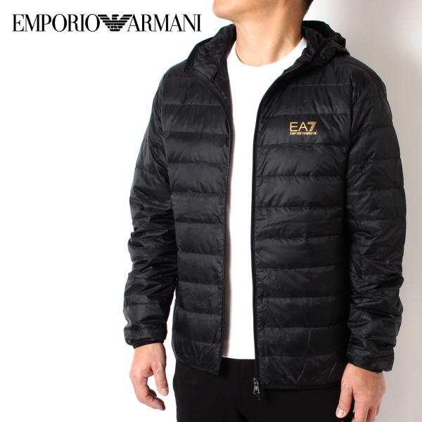 エンポリオアルマーニ EMPORIO ARMANI EA7 パッカブル フーディーライトダウンジャケ...