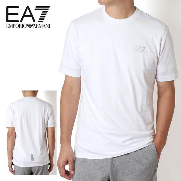 エンポリオアルマーニ EMPORIO ARMANI EA7 セッテライン Tシャツ【ホワイト】 8N...