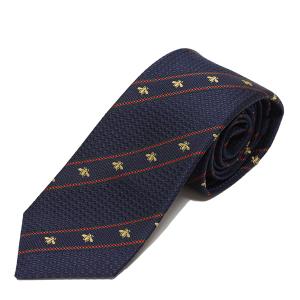 グッチ GUCCI LABOUR ネクタイ Necktie【ネイビー】 451528 4E002 4074/【2024SS】necktie