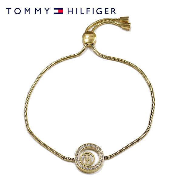 トミー・ヒルフィガー TOMMY HILFIGER  VINE CIRCLE ゴールド ブレスレット...