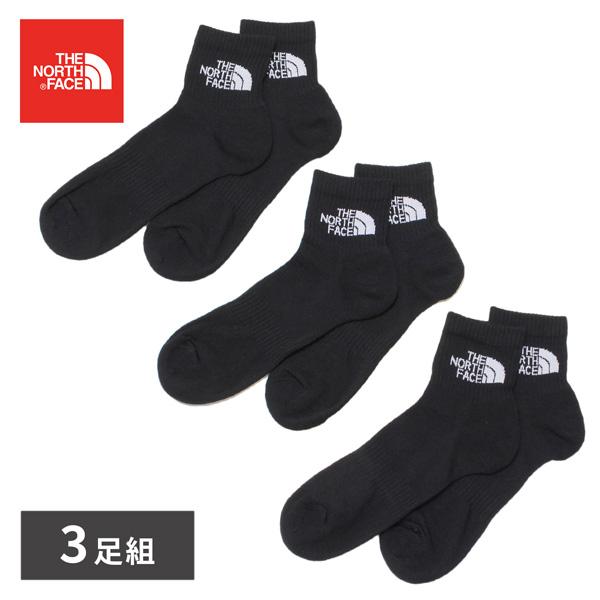 ザノースフェイス THE NORTH FACE MLSPRT S CSH QRTR 3P ソックス3...