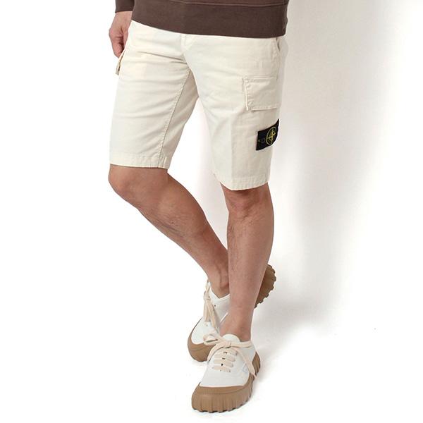26SSモデル ストーンアイランド STONE ISLAND バッジワッペン付き ストレッチコットン...
