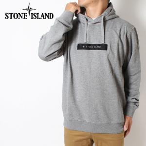 ストーンアイランド STONE ISLAND  マイクロロゴ プルオーバーパーカー【V0M64 GREY MELANGE】 65585  V0M64 GREY MELANGE/【2023SS】m-tops｜drawers