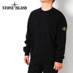 24SSモデル ストーンアイランド STONE ISLAND  バッジワッペン付き スエットトレーナー【V0029 BLACK】 66060  V0029/【2024SS】m-tops｜drawers