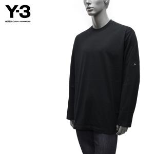 ワイスリー Y-3(adidas×Yohji Yamamoto)  LS TEE ワンポイントロゴ 長袖Tシャツ【BLACK】 H44788  BLACK/【2022-23AW】m-tops｜drawers