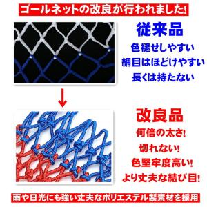 バスケットゴールネット 太め増強 2枚組バスケ...の詳細画像4