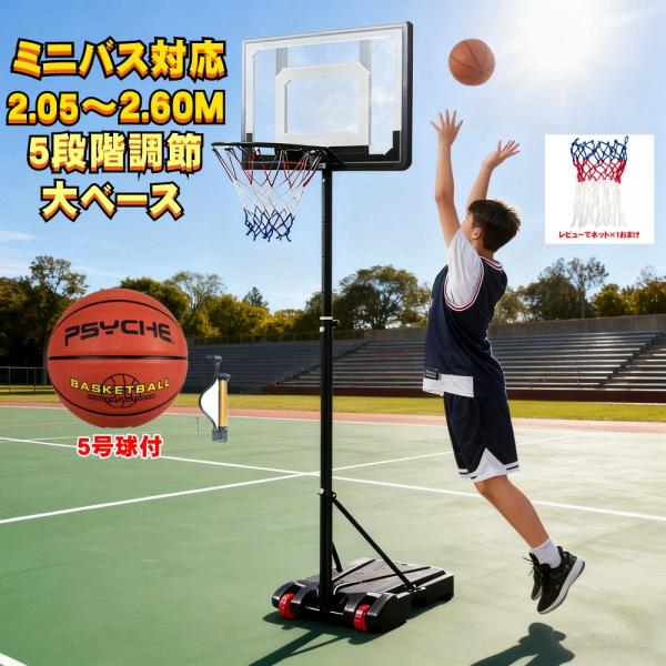 5号球 バスケットゴール ミニバス バスケットボール ゴール スタンド 子供 大人 キッズ ジュニア...