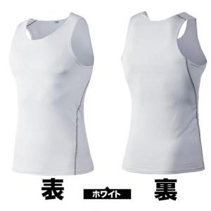 インナーシャツ タンクトップ ノースリーブ コ...の詳細画像2