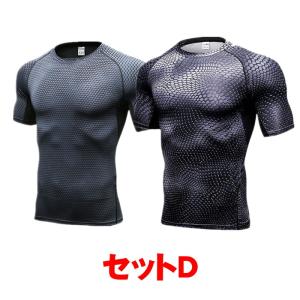 コンプレッションウェア シャツ 半袖 スポーツ...の詳細画像4
