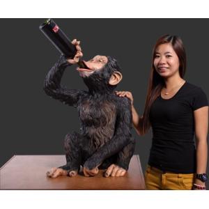 アニマル ビッグフィギュア【ワインを飲むチンパ...の詳細画像1