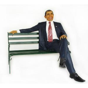 ドナルド・トランプ（大統領） シッティング with ベンチ・等身大