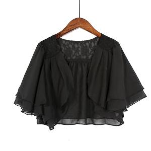 ボレロ ジャケット 羽織 羽織物 シフォン レース