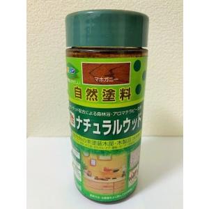 アサヒペン　油性　ナチュラルウッド　300ml　マホガニー　アウトレット品