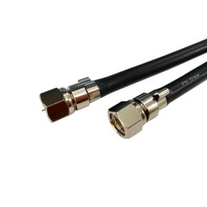 4K8K・地デジ・BS・CS対応 C15形ピン付アンテナケーブル  0.5m　ポスト投函配送