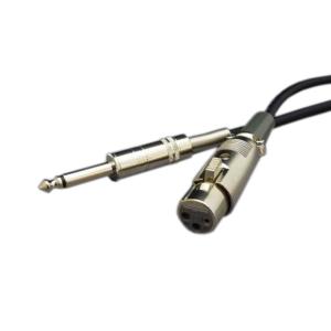 マイクコード 5m マイクとアンプの接続　XLR311C(メス)ー6.3Φモノラルプラグ(オス)　ポスト投函配送