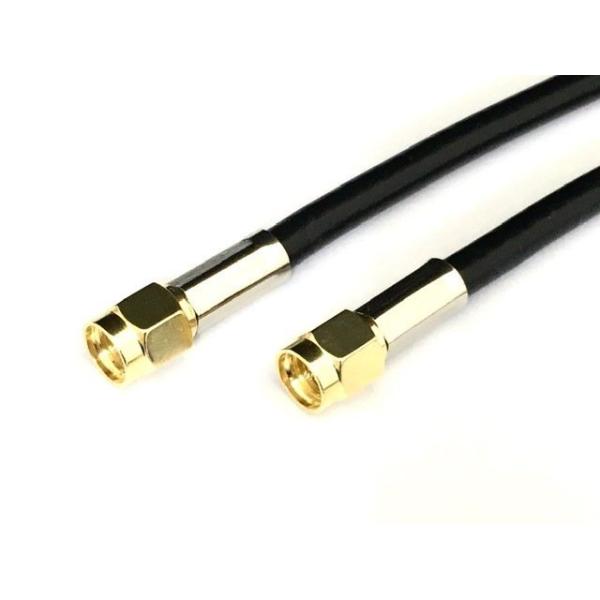 SMAコネクタ両端付RG58A/U同軸ケーブル3M ポスト投函配送