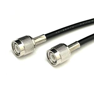 50Ω TNCプラグ両端付きRG58A/U 3ｍ　TNC-RG58　ポスト投函配送　
