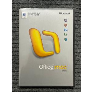 新品未開封Office:mac 2004 Mac OS X専用 国内正規品 プロダクトキー付 認証保証｜dream-station-shop
