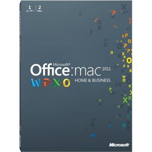Office mac 2011 HOME&amp;BUSINESS 1ユーザー 2Mac