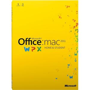 Microsoft Office for Mac 2011 Home &amp; Student 1ユーザー1Mac パッケージ版 日本語版 国内正規品 認証保証 プロダクトキー付の商品画像