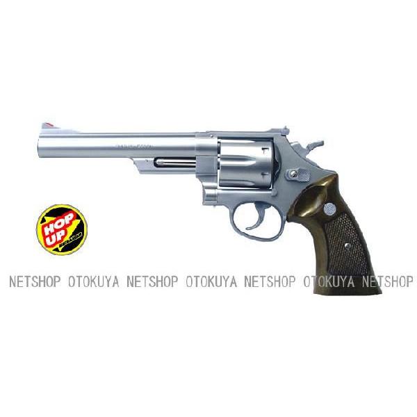 エアガン リボルバー S&amp;W M629 44マグナム 6インチ ステンレスタイプ HOPUP （No...