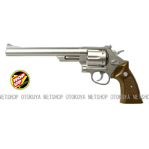 エアガン リボルバー S&amp;W M629 44マグナム 8インチ ステンレスタイプ HOPUP （No...