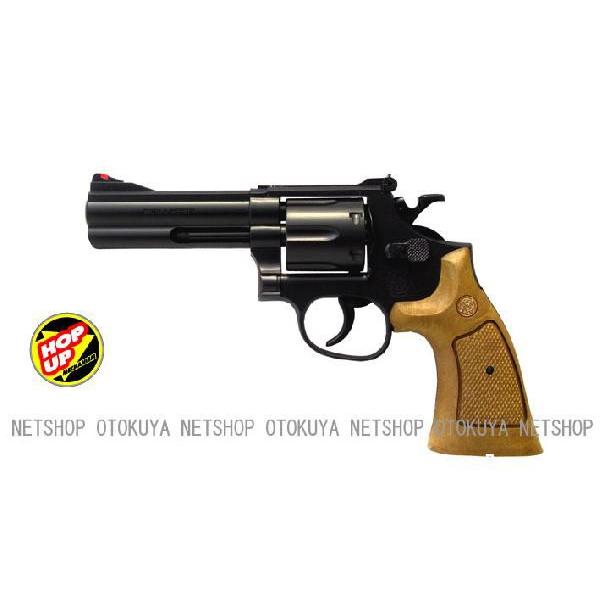 エアガン リボルバー S&amp;W M586 357コンバット マグナム 4インチ HOPUP （No.3...
