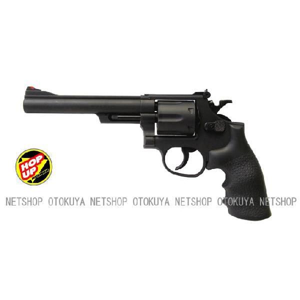 エアガン リボルバー S&amp;W M19 357コンバット マグナム 6インチ HOPUP （No.7）