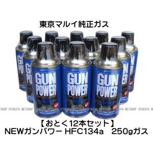 ■お得１２本セット■ NEW ガンパワー HFC134a 250g フロンガス（１２本セット）