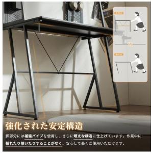 ゲーミングデスク 収納付き 棚付き PCデスク...の詳細画像5