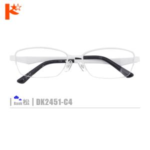 松ネコメガネ【DK2451-C4】（メタルフレーム+薄型レンズ+メガネ拭き+ケース付き）※素材の特性上、顔幅の調整はできません。｜dreamcl