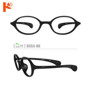 竹ネコメガネ【8553-BK】（セルフレーム+薄型レンズ+メガネ拭き+ケース付き）こめかみで留めるタイプ※素材の特性上、顔幅・奥行の調整はできません。｜dreamcl