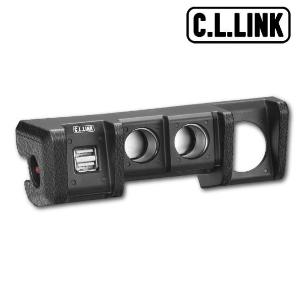 ジムニー 増設電源ユニット JB64W 2USB 2ソケット CL-LINK(シーエルリンク) po...