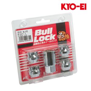 アルファードハイブリッド ホイールナット AAHH40W AAHH45W M14xP1.5 テーパー座用 ブルロック クローム 21HEX ロックナット 4個入 KYO-EI(協永産業) 610