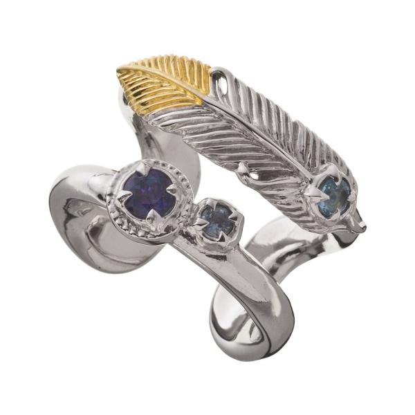 アルテミスクラシック ArtemisClassic フェザーダブルリング シルバーリング 925メン...