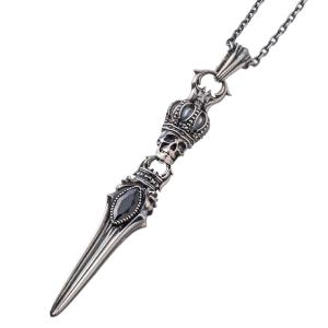galcia ガルシア ダイス ネックレス シルバー レッドデビル 太チェーン