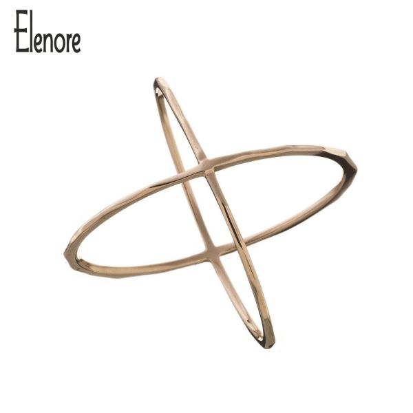 エレノアジュエリー Elenore Jewelry 10金Xリング ゴールドリング K10レディース...