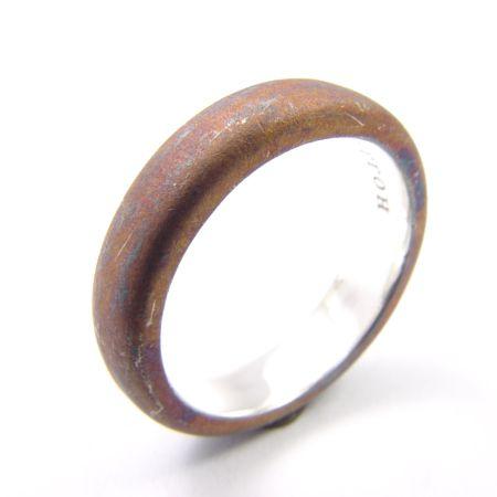 メーカー取り寄せ品 ホロウ HOLLOOW フィギュアリング・サークル RUST シルバーリング 9...