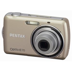 PENTAX デジタルカメラ OPTIO (オプティオ) E70 シャンパンゴールド 1000万画素 光学3倍ズーム OPTIOE70｜dreamkids21