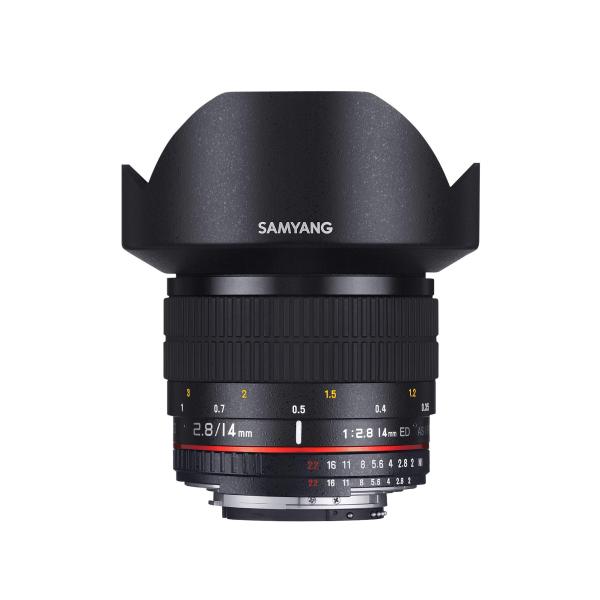 SAMYANG 単焦点広角レンズ 14mm F2.8 ニコン AE用 フルサイズ対応