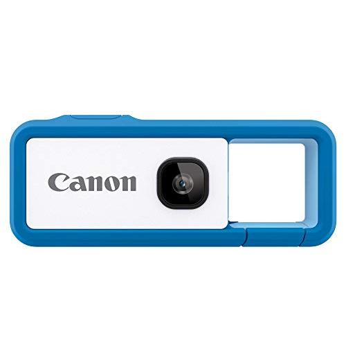 Canon カメラ iNSPiC REC ブルー (小型/防水/耐久) アソビカメラ FV-100 ...