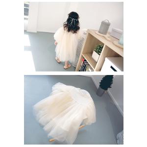 子ども ワンピース ベビー ドレス アイボリー...の詳細画像3