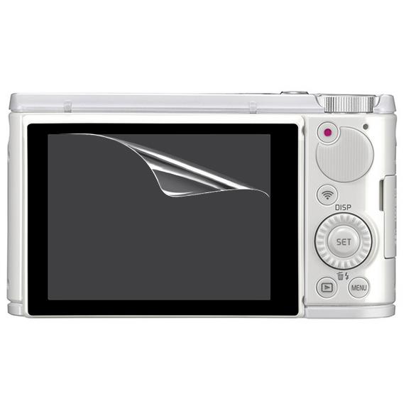 【高光沢タイプ】Casio EXILIM EX-ZS160専用  指紋防止 反射防止 気泡レス加工 ...