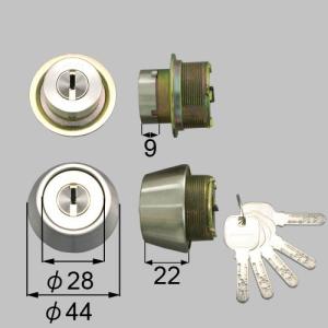 LIXIL/TOSTEM製玄関ドア用ドア錠セット（MIWA JNシリンダー）内筒のみ DCZZ1028 アルミサッシ｜dreamotasuke