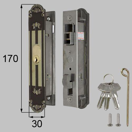 LIXIL/TOSTEM製玄関引戸(引き戸)用召合錠・内錠 内外錠(外障子用) DDZZ112