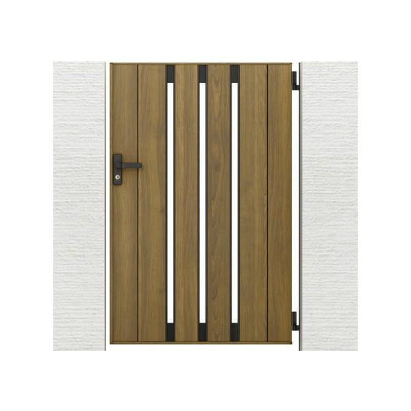 門扉 リクシル 開き門扉AA TS1型 縦桟 片開き 09-12/09-14/09-16 埋込使用 ...