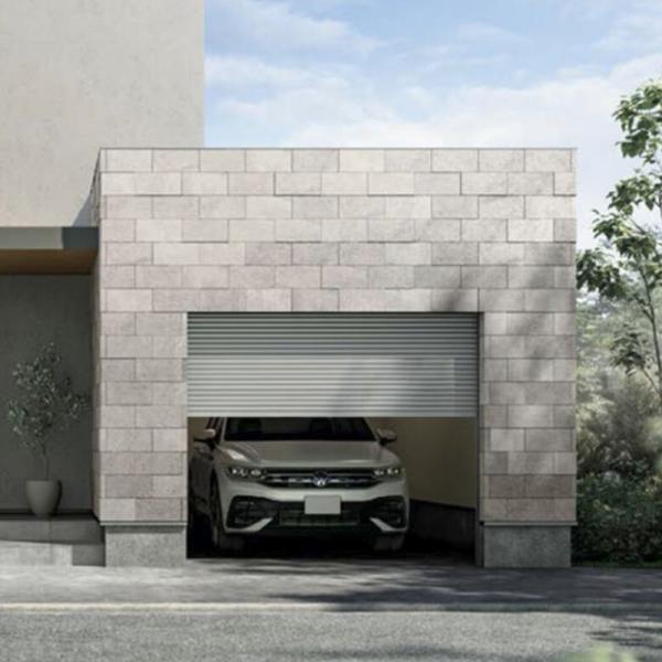 ガレージシャッター 電動 W2301〜2700×H824〜2000mm 内部付木造用躯体直付 アルミ...