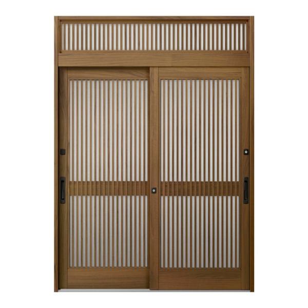 玄関引き戸JS 11P型 W164/169/187×H23 玄関引戸 2枚建 ランマ付 LIXIL ...