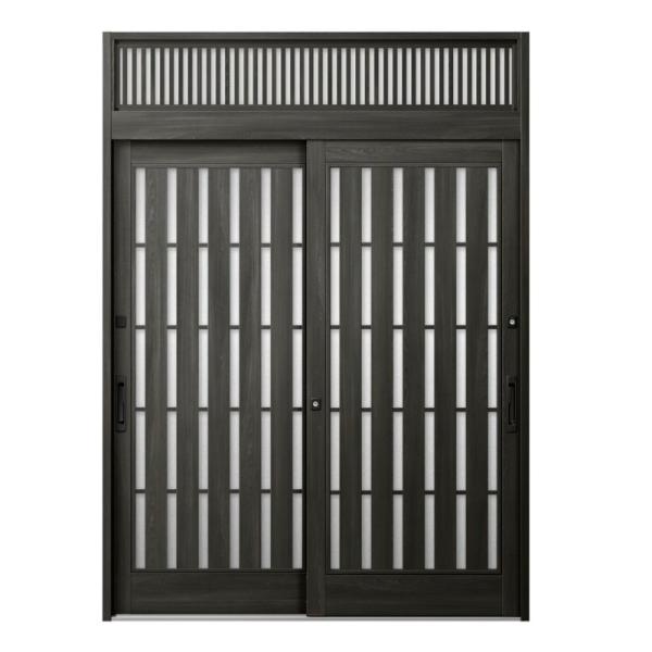 玄関引き戸JS 14P型 W164/169/187×H23 玄関引戸 2枚建 ランマ付 LIXIL ...