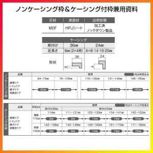 室内ドア ラシッサS 標準ドア LAA ノンケ...の詳細画像3